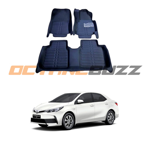 FLOOR MAT 5D STYLE FOR TOYOTA COROLLA 2008-2024