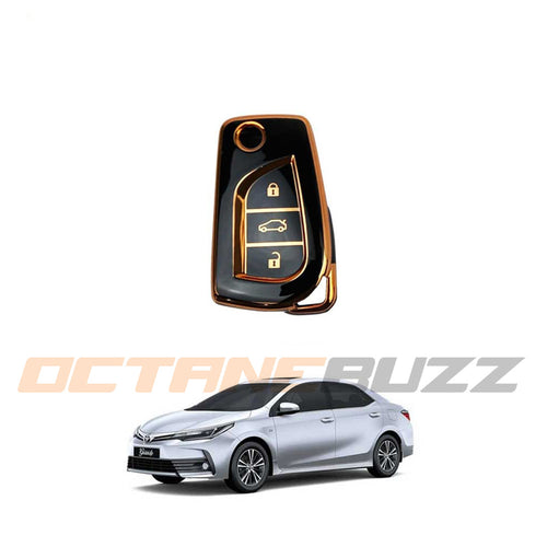 Black Gold TOYOTA COROLLA GRANDE TPU KEY COVER 2016-21