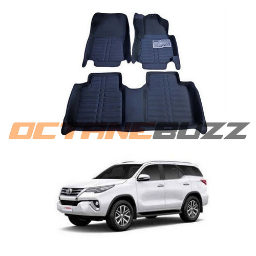 FLOOR MAT 5D STYLE FOR TOYOTA FORTUNER 2016-2024