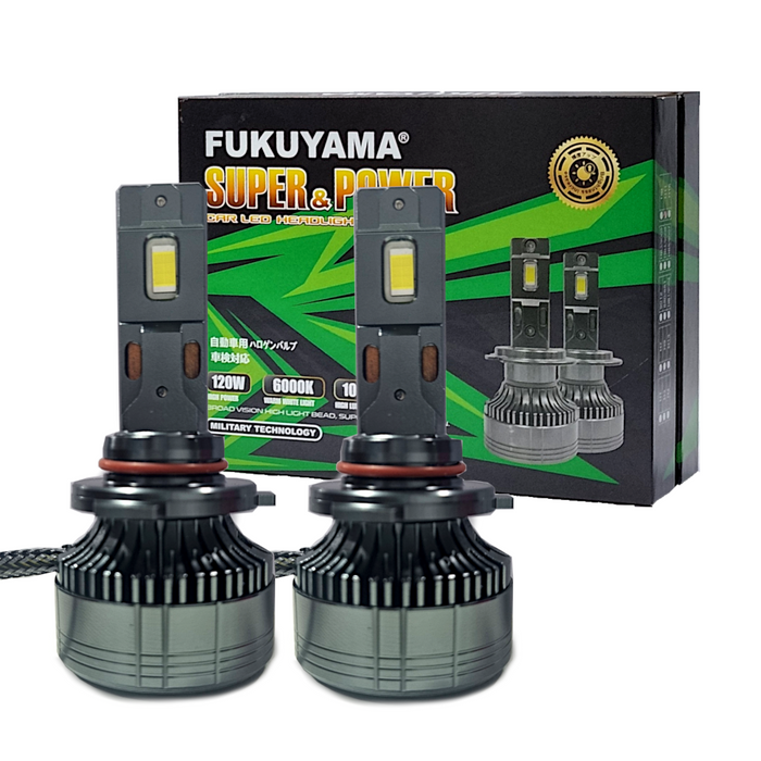 120W FUKUYAMA CAR HEADLIGHT LED  CANBUS 12V 6000K CSV LED